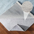 Resare Non Slip Rug Pad Gripper Extra Thick Dual Surface Felt Under Rug for Area Rugs and Hardwood Floors,Super Cushioned Non Skid Carpet Padding - 3x5 Feet 1/4" Double-Sided Non Slip