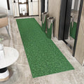 Ottomanson 2'7" x 55' Hallway Runner with Scraper Pile - Extra Durable Non-Slip Rug Mat for Indoor & Outdoor Use - Ideal for Kitchen, Entryway & Garage - High-Traffic Carpet, Green