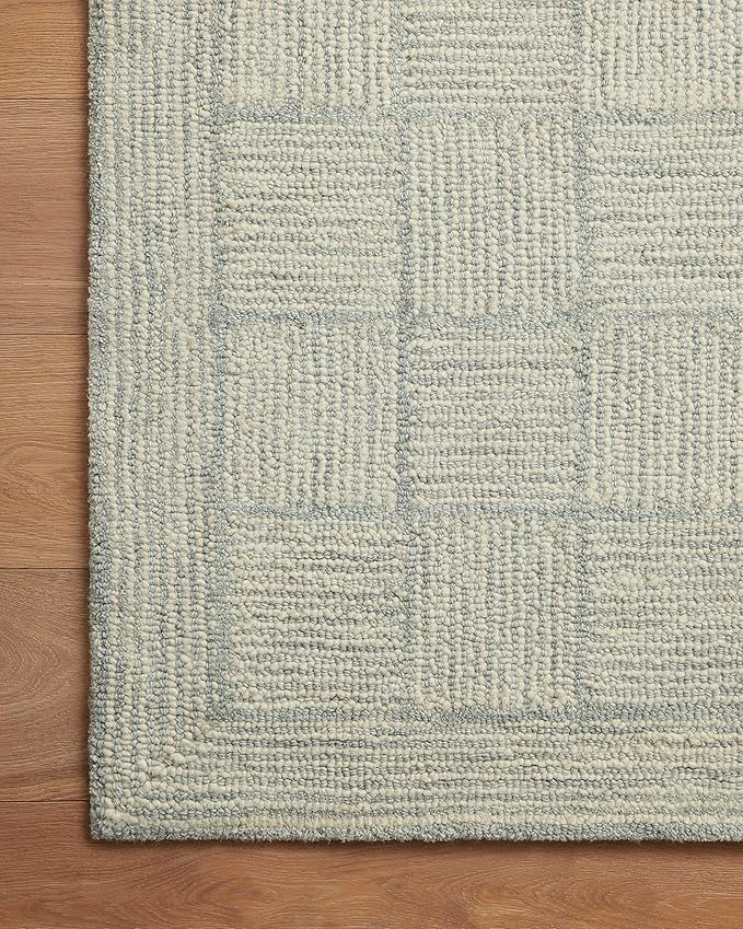 Loloi Chris Loves Julia Francis Collection FRA-03 Silver/Sky 2'-6" x 9'-9" Runner Rug