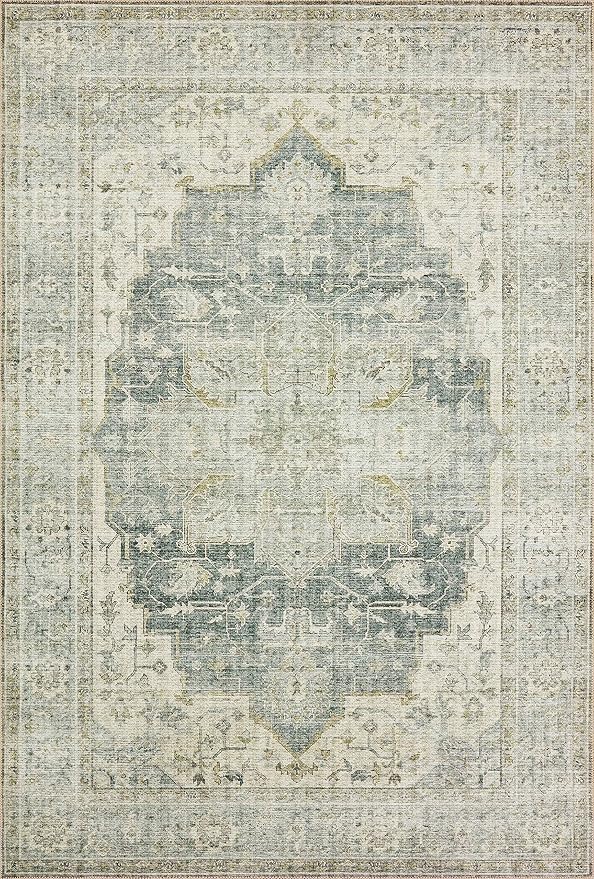 Loloi Skye Collection SKY-12 Charcoal/Dove 2'-0" x 5'-0" Accent Rug