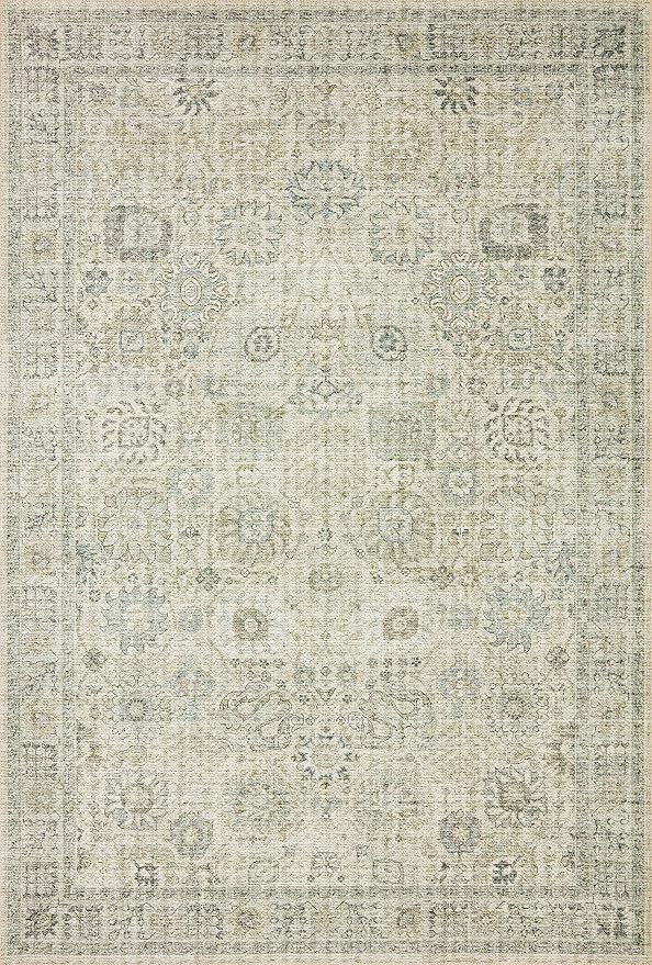 Loloi Skye Collection SKY-14 Natural/Sage 9'-0" x 12'-0" Area Rug