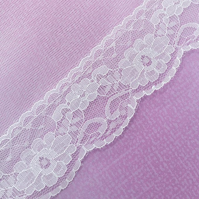 XiDi Curtains for Bedroom Decor, Rainbow Pink Purple/34/45