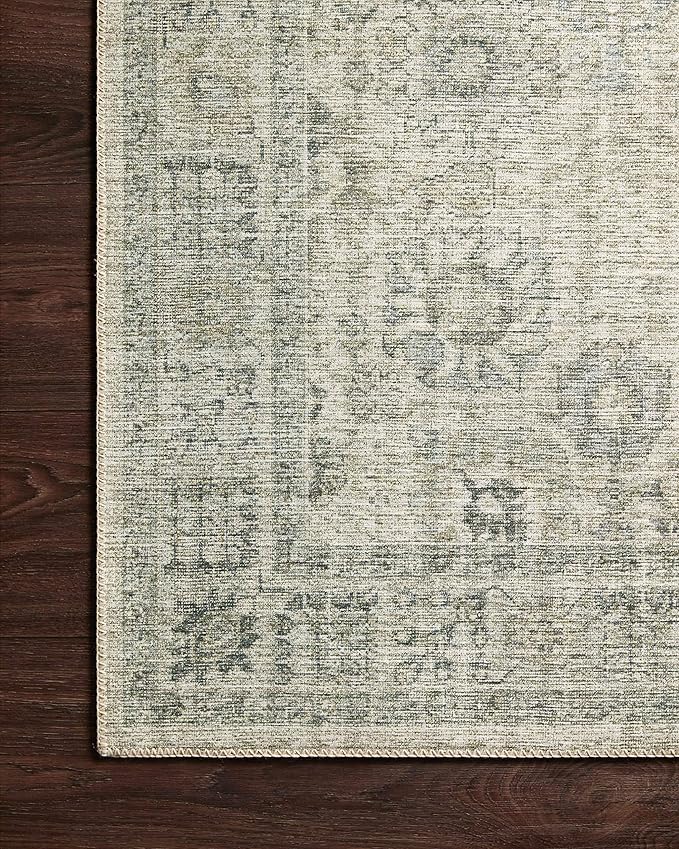Loloi II Skye Collection SKY-14 Natural/Sage 3'-6" x 5'-6" Accent Rug